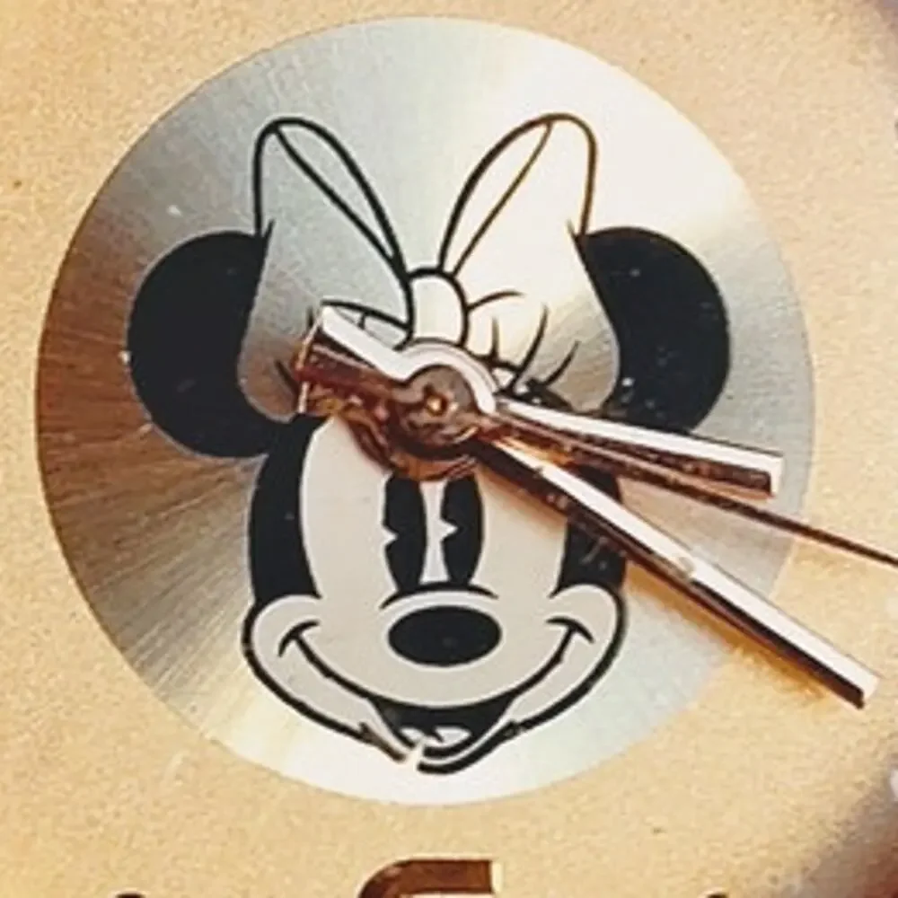 Disney Minnie Mouse Rose Gold Watch White Rhinestones